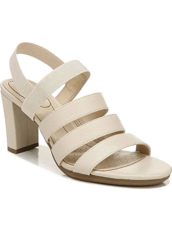 Today’s Deal Artist Womens Faux Leather Ankle Strap Heels