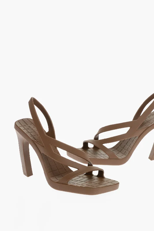 Price Buster Bottega Veneta Rubber Jimbo Sandals Heel 11 Cm