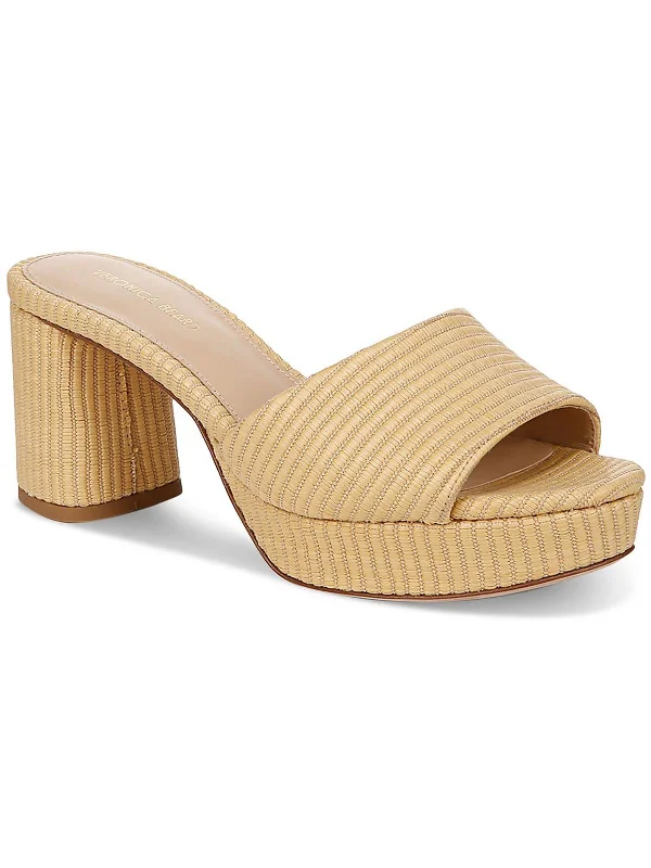 Weekend Bargains to Savor DALI Womens Woven Textured Platform Sandals