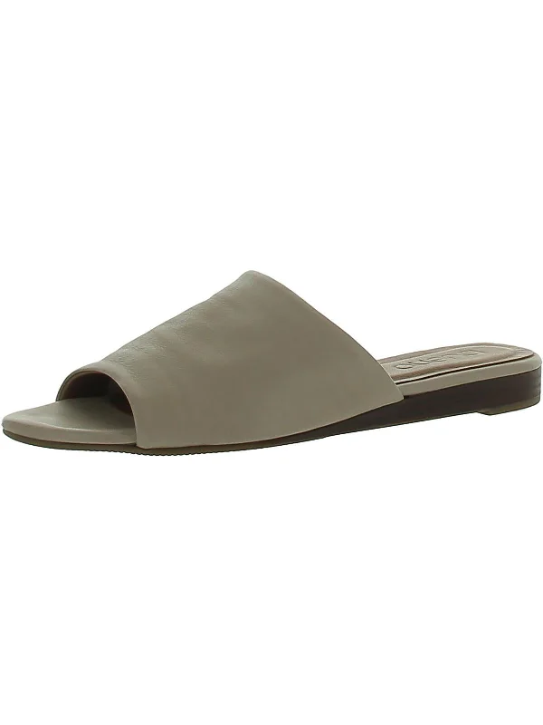 Refresh Your Wardrobe For Less This Weekend Dina Womens Leather Peep-Toe Slide Sandals Refresh Your Wardrobe For Less This Weekend Dina Womens Leather Peep-Toe Slide Sandals