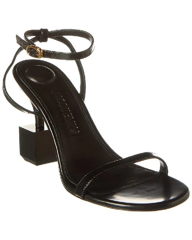 Half Price Jacquemus The Bisou Leather Sandal