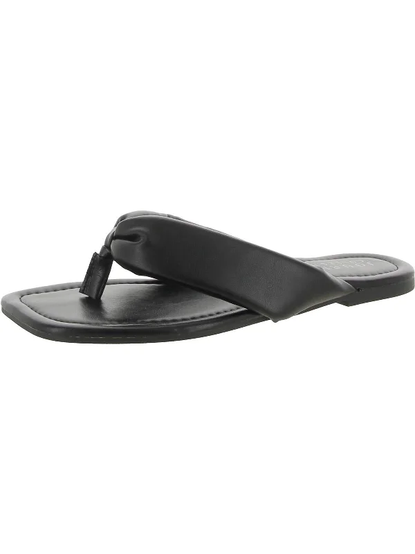 Hurry In Kyleen Womens Thong Flat Slide Sandals