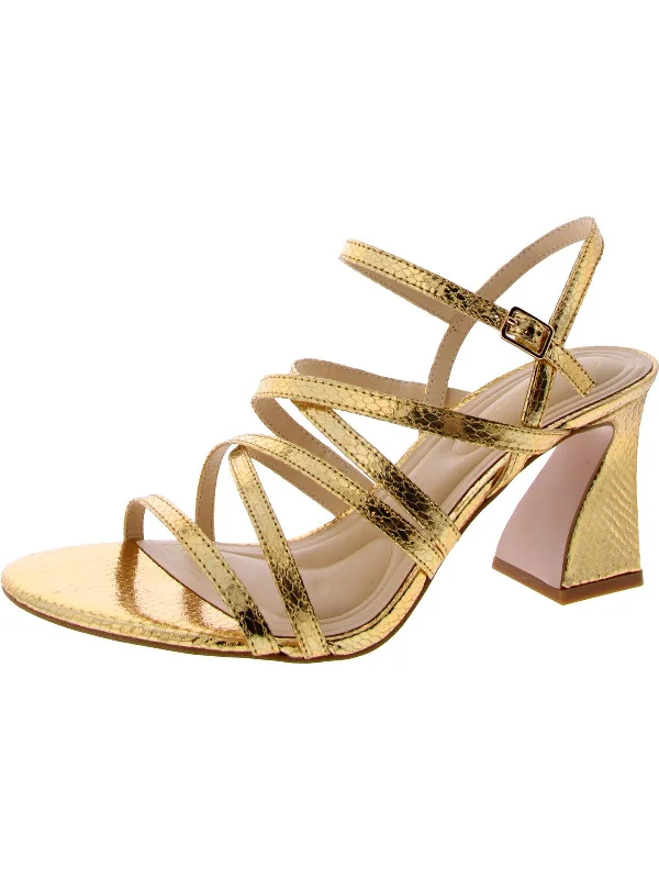 Quick Sale Nirina Womens Metallic Strappy Sandals