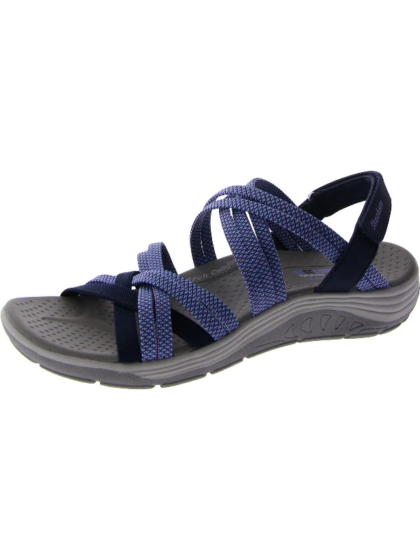 Weekend Savings Fiesta Raggae Slim-Simply Stretch Womens Strappy Memory Foam Slingback Sandals