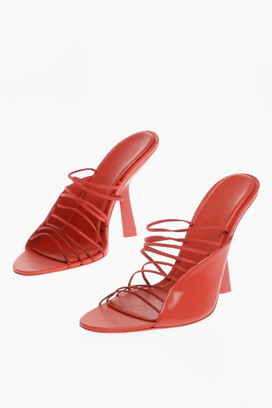 Shop and Save Salvatore Ferragamo Leather Altaire Sandals 11 Cm