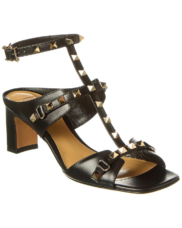 Final Clearance Valentino Rockstud Caged 60 Leather Sandal