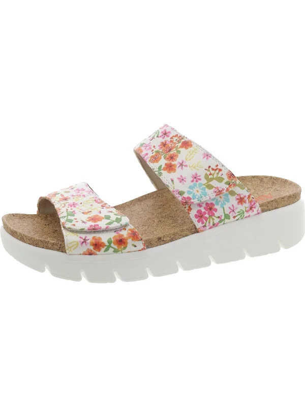 Special Savings Womens Adjustable Open Toe Flatform Sandals