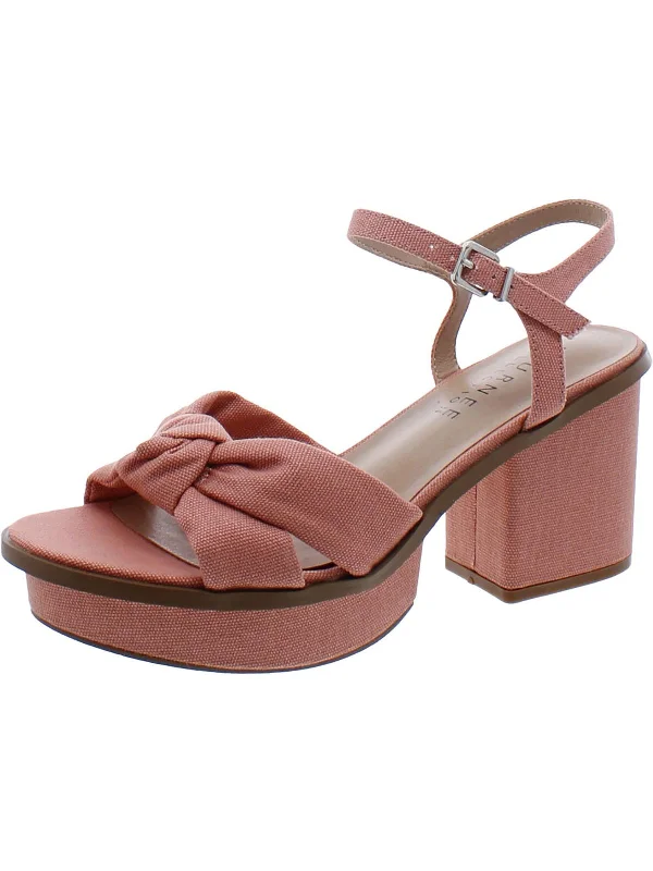 Overstock Sale Womens Almond Toe Block Heel Platform Sandals