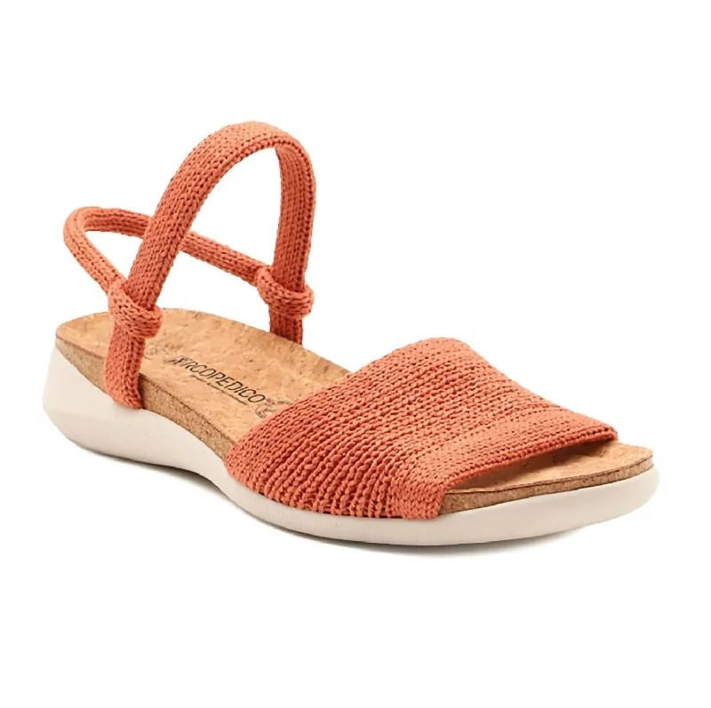 Women's Arenal Sandal In Knit Brick