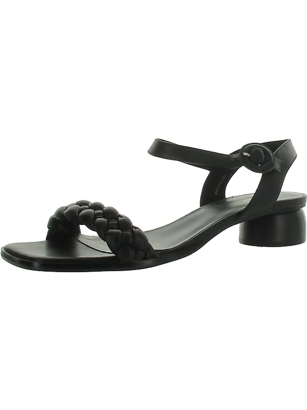 Price Slash Womens Braided Ankle Strap Slingback Sandals