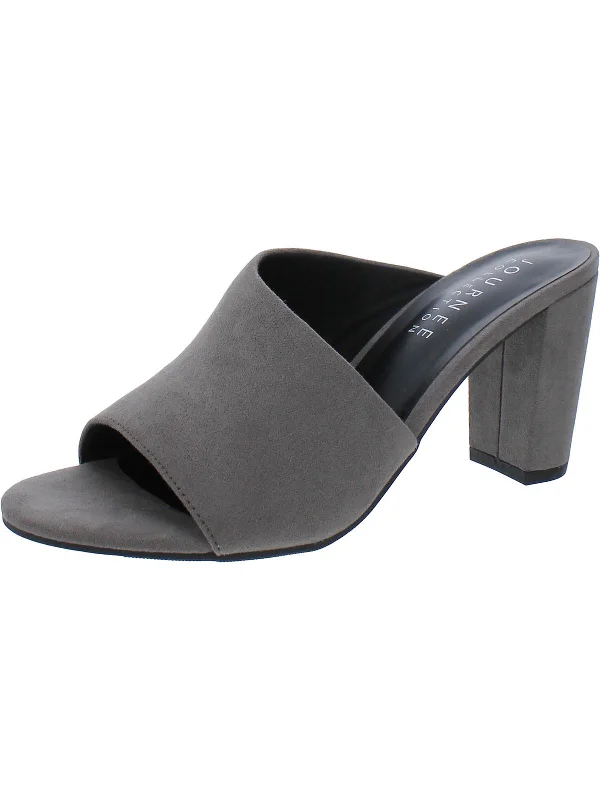 Exclusive Preview Womens Faux Suede Slip On Heels