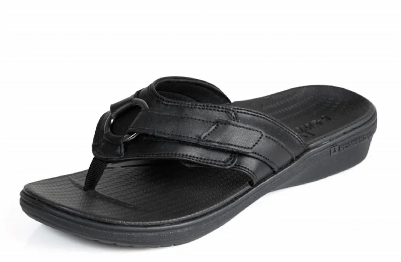 Savings Alert Women's Sandal With Adjustable Strap In Black