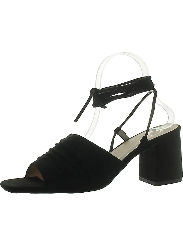 Today’s Deal Womens Square toe Strappy Block Heel