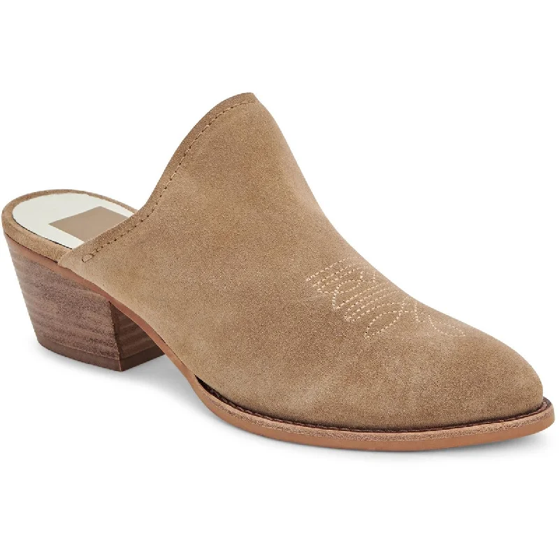 Final Markdown Shiloh Womens Leather Shooties Mules