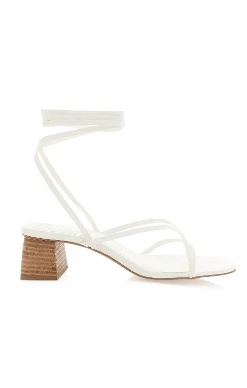 Carmela Heel In White