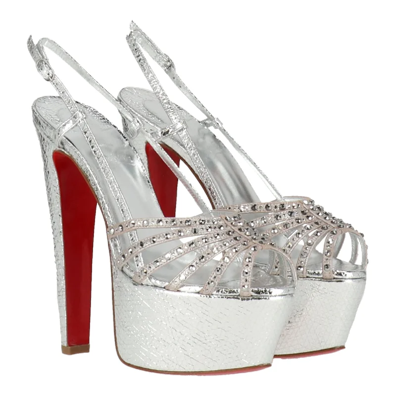 Christian Louboutin Womens Silver Pump