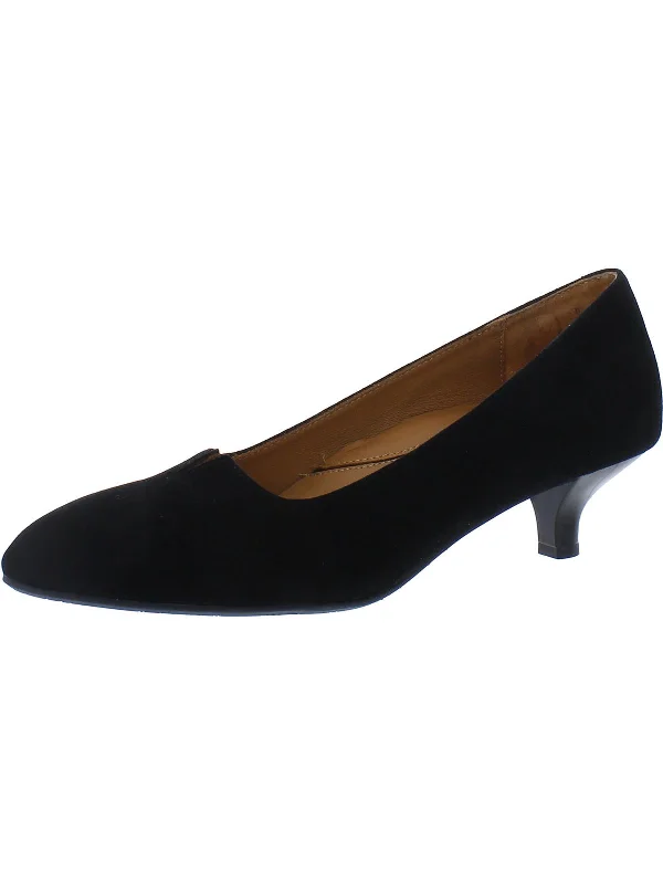 Kavan Womens KittenHeel Pointed Toe Pumps