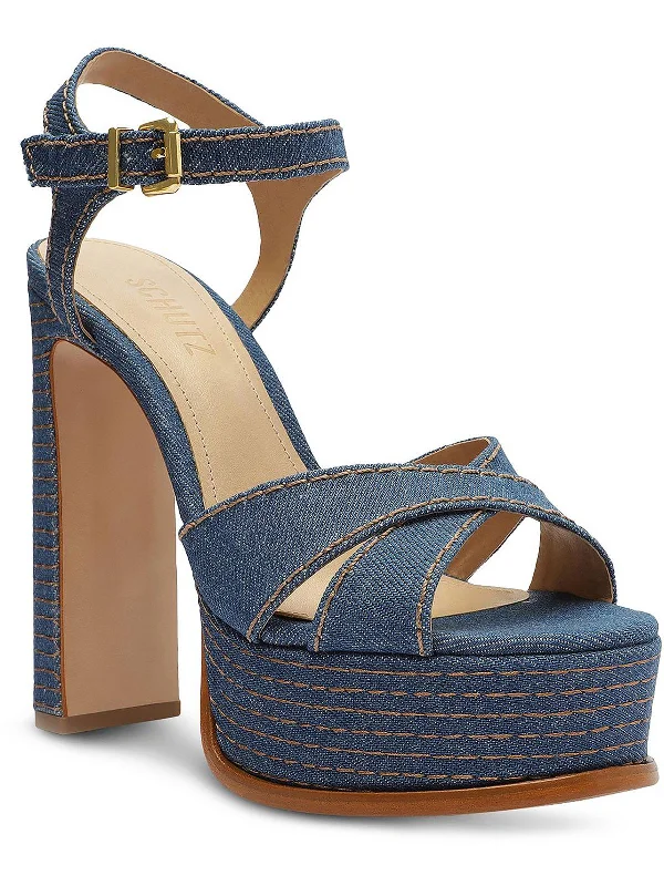 This Weekend Only – Best Prices Guaranteed KEEFA Womens Open Toe Block Heel