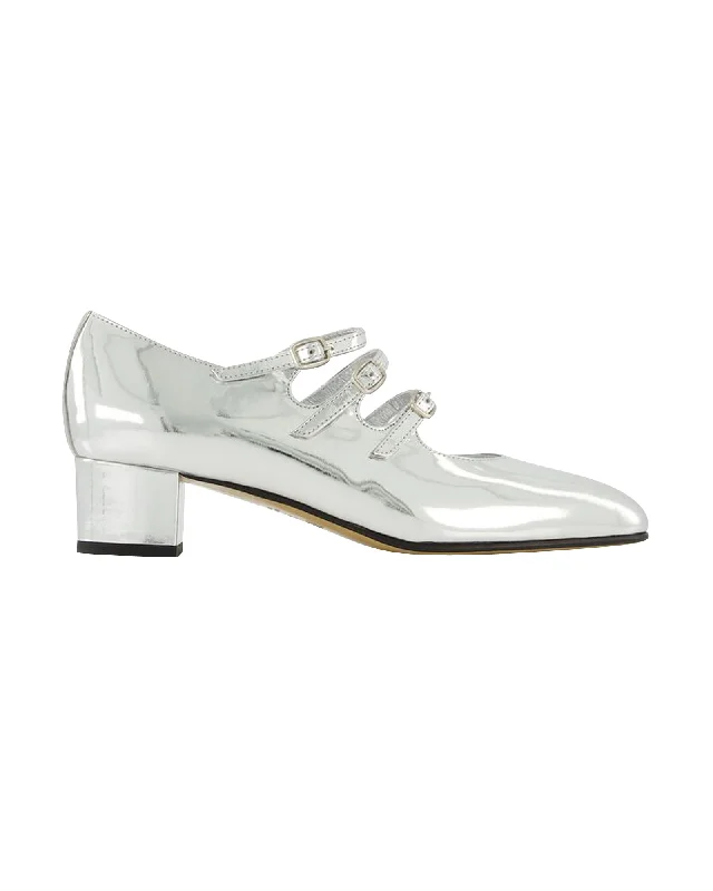 Kina Pumps - Carel - Leather - Silver