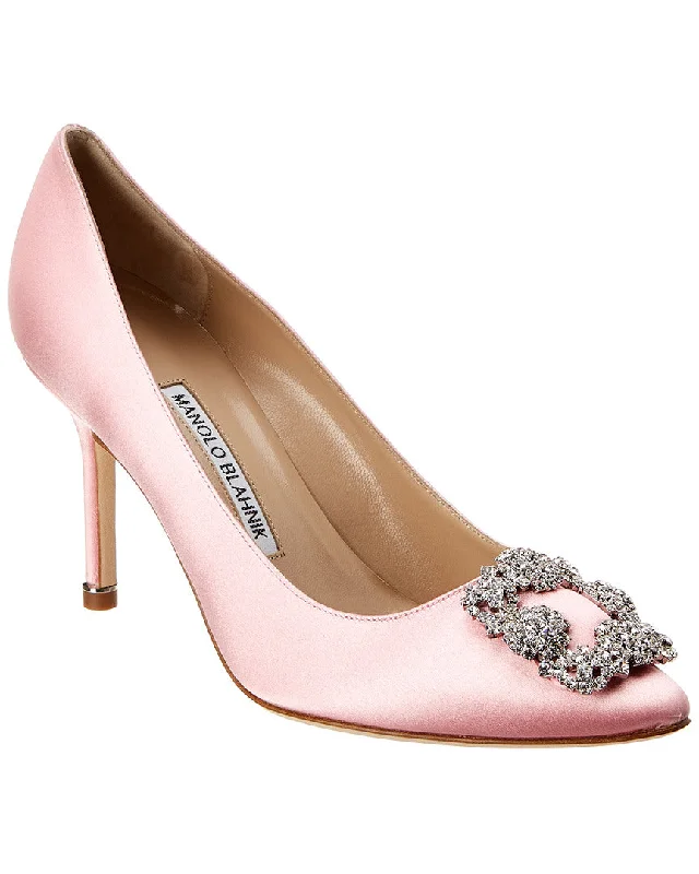 Manolo Blahnik Hangisi 90 Satin Pump