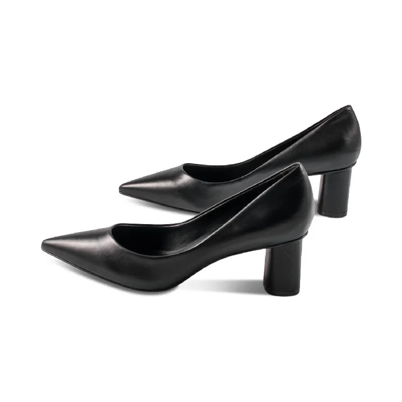 Epic Deals Women's Felicia Leather Heel In Black