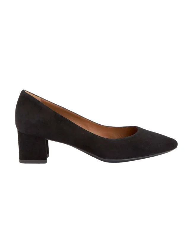 Women's Pasha Dress Suede Heeled Shoes In Espresso Suede